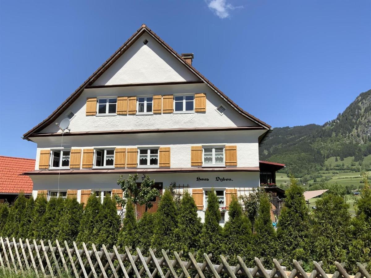 Appartamento Haus Oyben Bad Hindelang Esterno foto